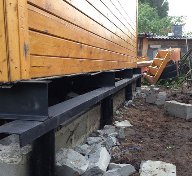 Поднять дом на винтовые сваи в Саранске