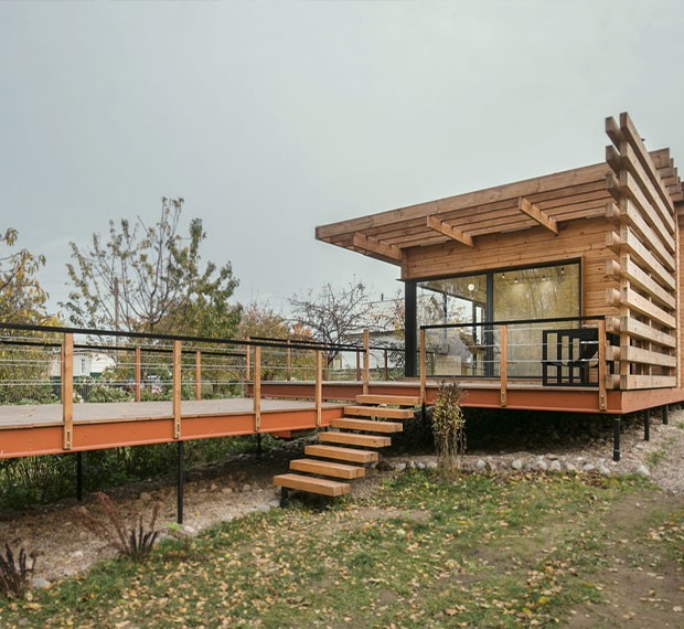 Винтовые сваи для террасы или веранды в Саранске