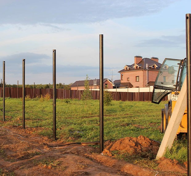 Винтовые сваи для забора в Саранске
